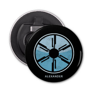 Décapsuleur Geek Sci Fi dénudé Futuristic Space Blue Ombre