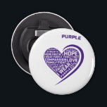 Décapsuleur Gifts Mom Dad Purple Daughter Pancreatic Cancer<br><div class="desc">Gifts Mom Dad Purple Daughter Pancreatic Cancer</div>