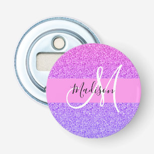 Décapsuleur Glam violet rose Parties scintillant étincelante M
