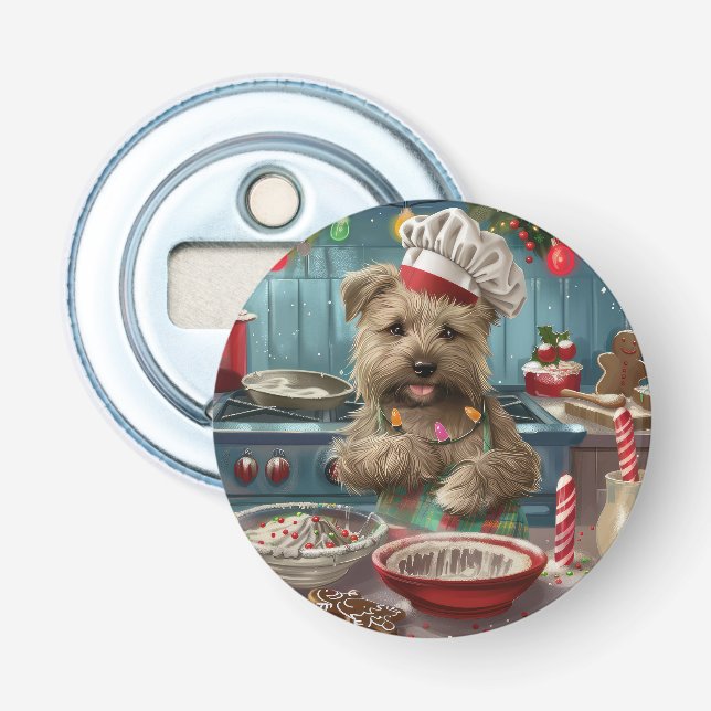 Décapsuleur Glen of Imaal Terrier Fête de fin d'année en cuisi (Devant)