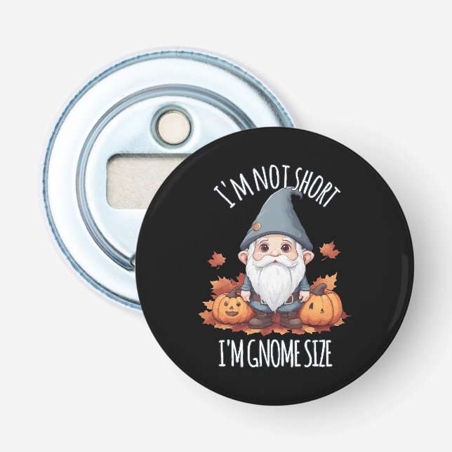 Décapsuleur Gnome Mignon Fantaisiste en Automne (Devant)