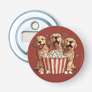 Décapsuleur Golden Retriever Dogs Movie Popcorn Bucket