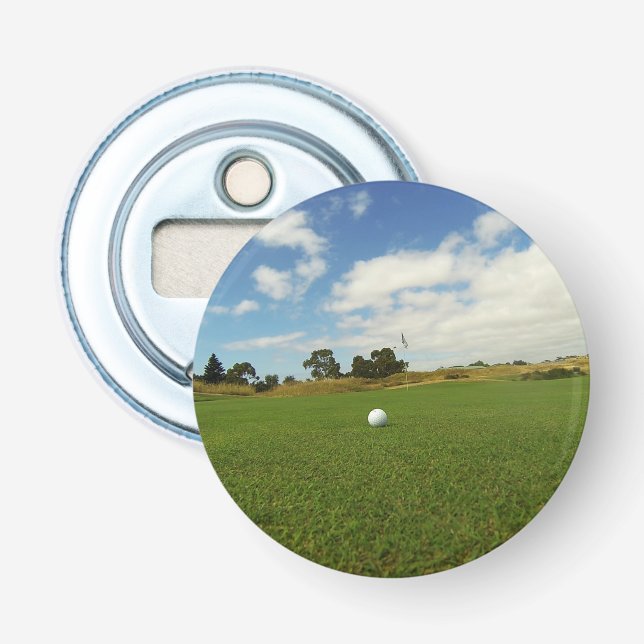 Décapsuleur Golf Le Jeu, Bouteille Magnétique Ouvert. (Devant)