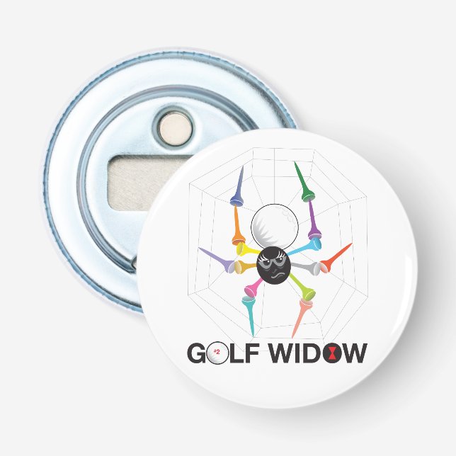 Décapsuleur Golf Widow Black Widow Spider (Devant)