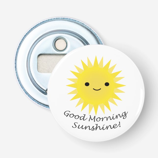 Décapsuleur Good morning Sunshine Cute Kawaii Sun (Devant)
