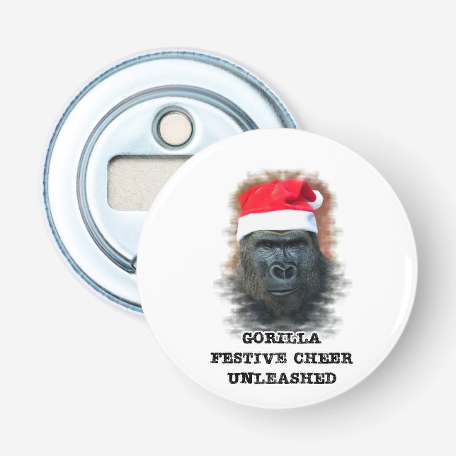 Décapsuleur Gorilla Festive Cheer Unleashed (Devant)