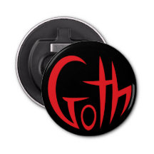 Goth (Lettres Pointées) (Rouge)