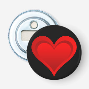 Décapsuleur Gradients RED LOVE HEART + votre texte et vos idée