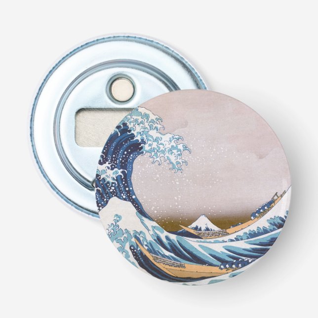 Décapsuleur Grande vague du tsunami Kanagawa Japon par Hokusai (Devant)