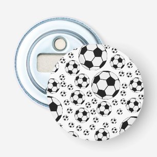 Décapsuleur Graphisme de ballon de football classique Fan de s