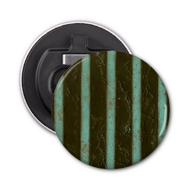 Décapsuleur Grate d'air turquoise contemporaine (Devant)