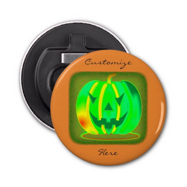 Décapsuleur Green Jack olantern Halloween Thunder_Cove (Devant)