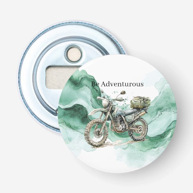 Décapsuleur Green Wave Motorcycle Be Adventurous (Devant)