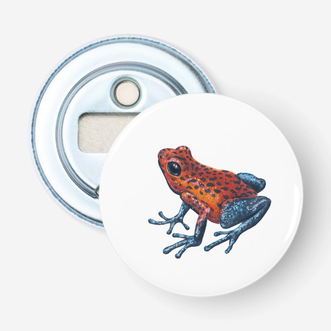 Décapsuleur Grenouille à tarte aux fraises (Devant)