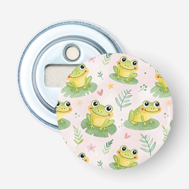 Décapsuleur Grenouilles mignonnes Motif (Devant)