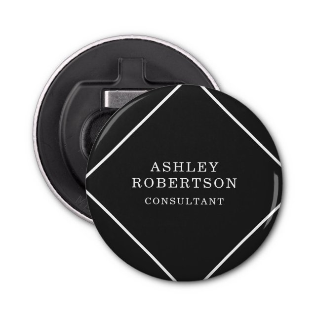 Décapsuleur Gris Noir Professionnel Design tendance minimalist (Devant)