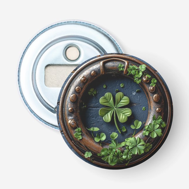 Décapsuleur Gros trèfle à quatre feuilles (Devant)