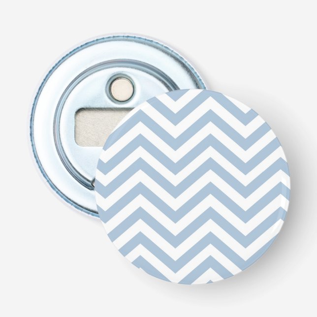 Décapsuleur Grunge bleu-clair Chevron texturisé (Devant)