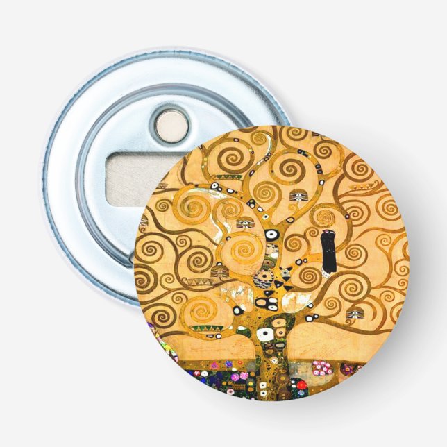 Décapsuleur Gustav Klimt Arbre de vie (Devant)