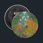 Décapsuleur Gustav Klimt Fleur Jardin Cottage Nature<br><div class="desc">Un beau tableau de jardin - c'est un tableau classique de Gustav Klimt,  appelé Cottage Garden,  ou Bauergarten,  1907,  qui est un gros plan d'un jardin fleuri,  un tableau floral coloré.</div>