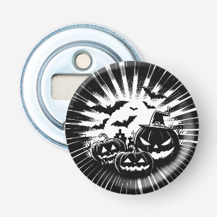 Décapsuleur Halloween in black and white