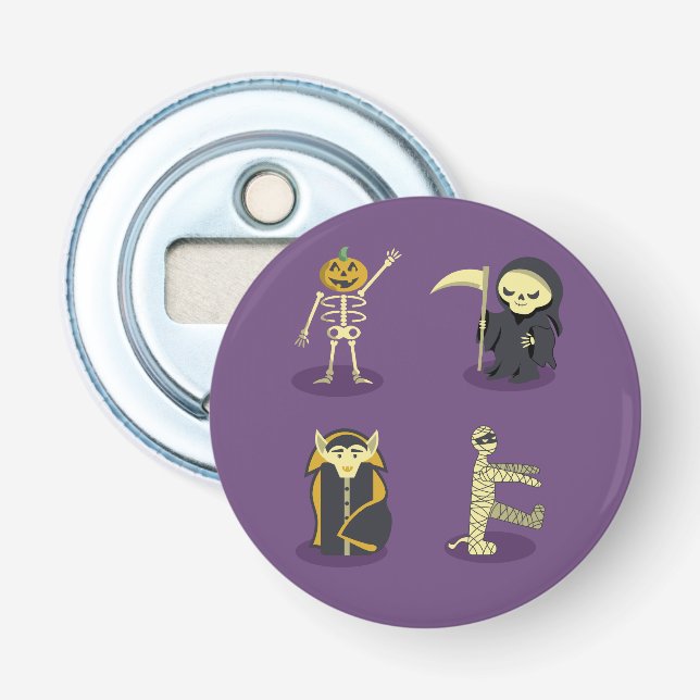Décapsuleur Halloween Squelette Dracula Mummy Griffe Reaper (Devant)