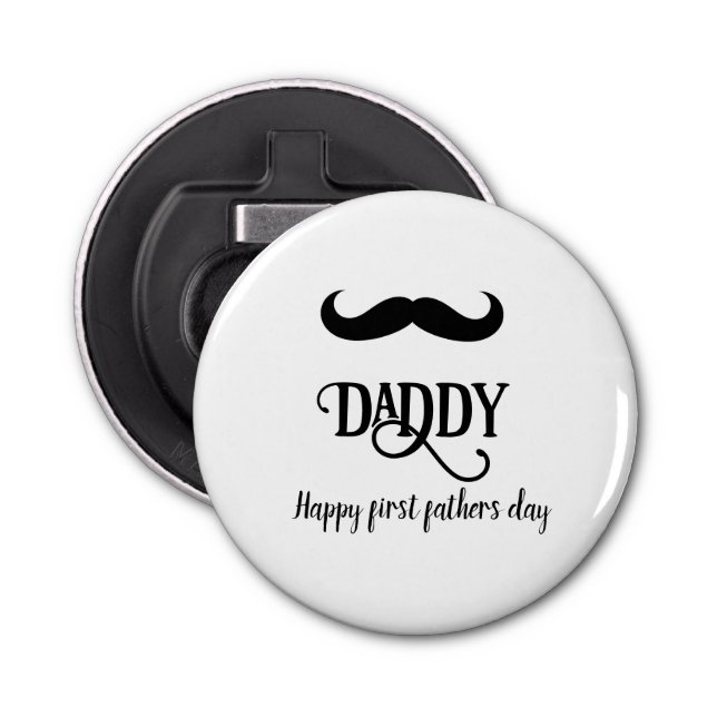 Décapsuleur Happy first father's day custom  (Devant)
