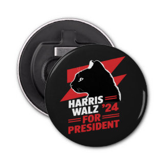 Décapsuleur Harris Walz Chat Drôle sans Enfants T-shirt Dames