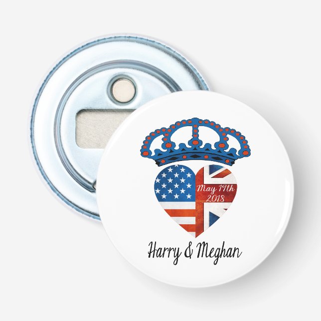 Décapsuleur Harry et mariage de Meghan, le 19 mai 2018 (Devant)
