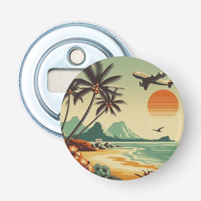 Décapsuleur Hawaï vintage/tropical (Devant)