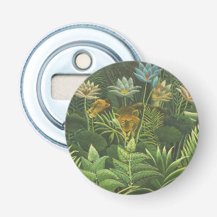 Décapsuleur Henri Rousseau Jungle Tropical Lion Impression Vin