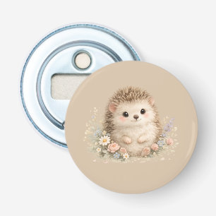 Décapsuleur Hérisson européen adorable dans un jardin