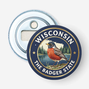 Décapsuleur 🐦 Héritage du Robin du Wisconsin Badger