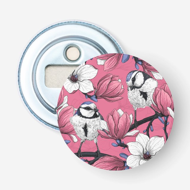 Décapsuleur Heure du printemps en rose (Devant)