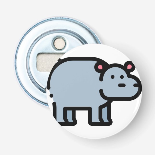 Décapsuleur Hippopotame (Devant)