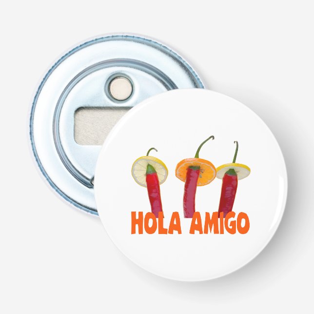 Décapsuleur Hola amigo (Devant)