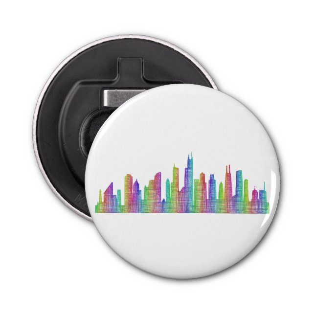 Décapsuleur Horizon de ville de Chicago (Devant)