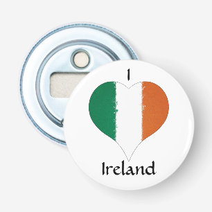 Décapsuleur I Heart Ireland Tricolor Drapeau irlandais