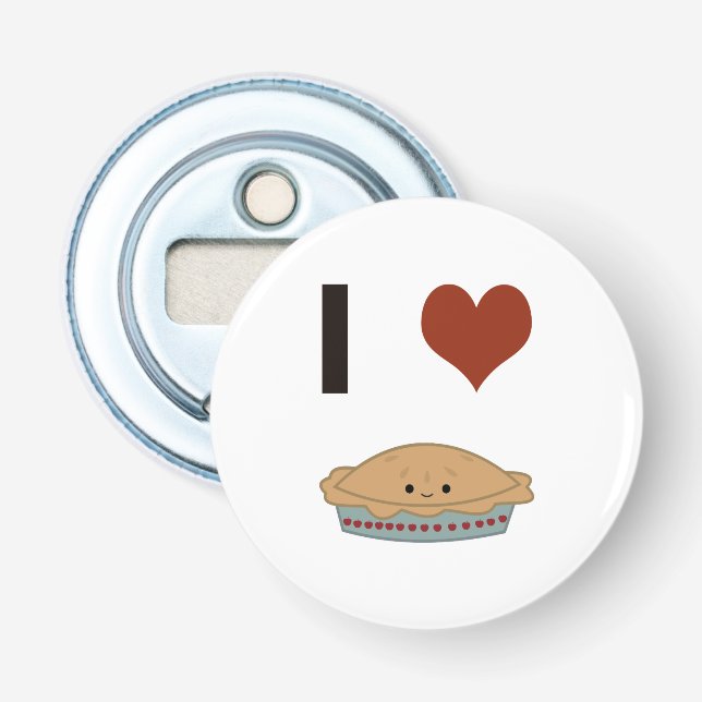 Décapsuleur I heart (love) Pie (Devant)