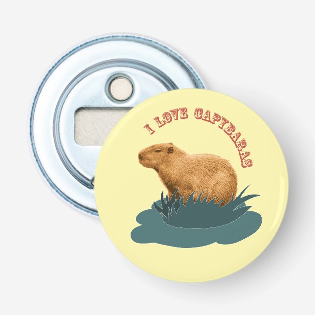 Décapsuleur I Love Capybaras (Devant)