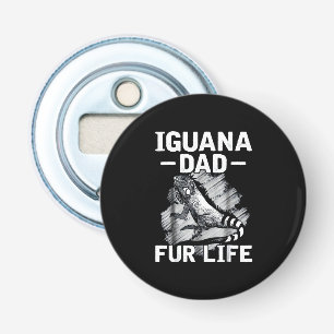 Décapsuleur Iguana papa fourrure vie