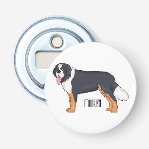 Décapsuleur Illustration bernoise d'un chien de montagne