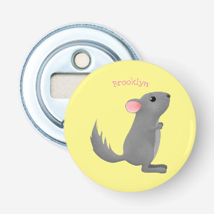 Décapsuleur Illustration de chinchilla gris mignon