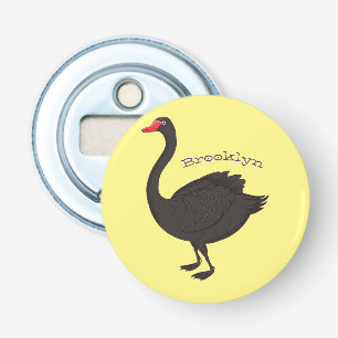 Décapsuleur Illustration de cygne noir