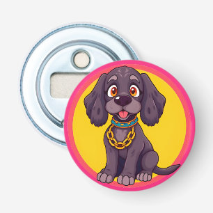 Décapsuleur Illustration de dessin animé de chien heureux