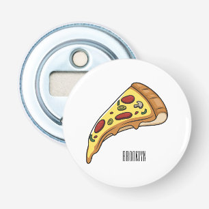 Décapsuleur Illustration de dessin animé de pizza