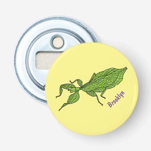 Décapsuleur Illustration de dessin animé d'insecte feuille ver