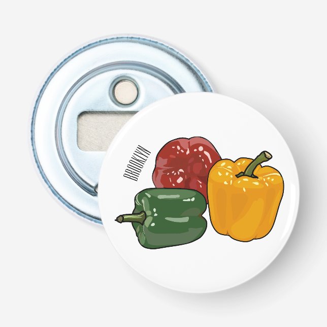Décapsuleur Illustration de dessin de Capsicum (Devant)