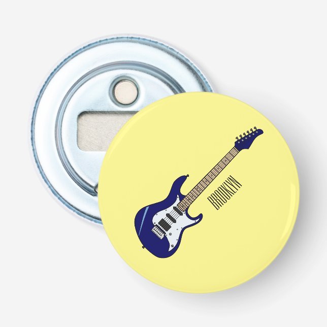 Décapsuleur Illustration de guitare électrique (Devant)