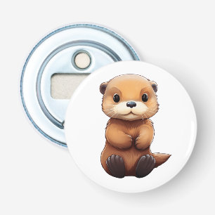 Décapsuleur Illustration de la loutre de dessin